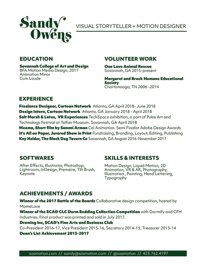 Design An Eye Catching Resume With Matching Cover Letter By Sandyowens Fiverr