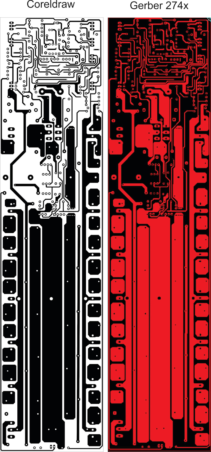 Convert coreldraw file to gerber and nc drill by Ankurgajipara Fiverr