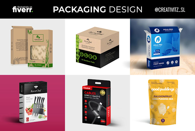 do attractive product packaging design and box design