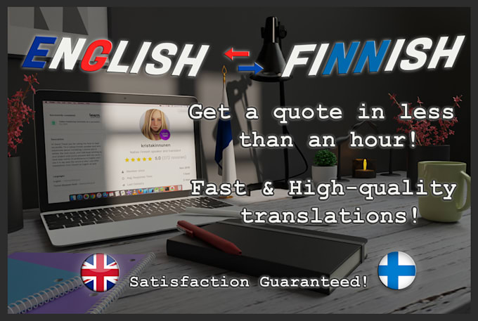 translate your text from english to finnish and vice versa