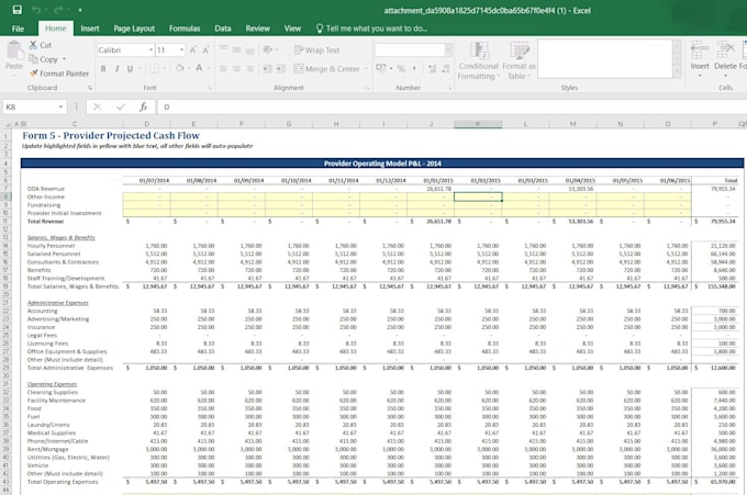 do excel and accounting work
