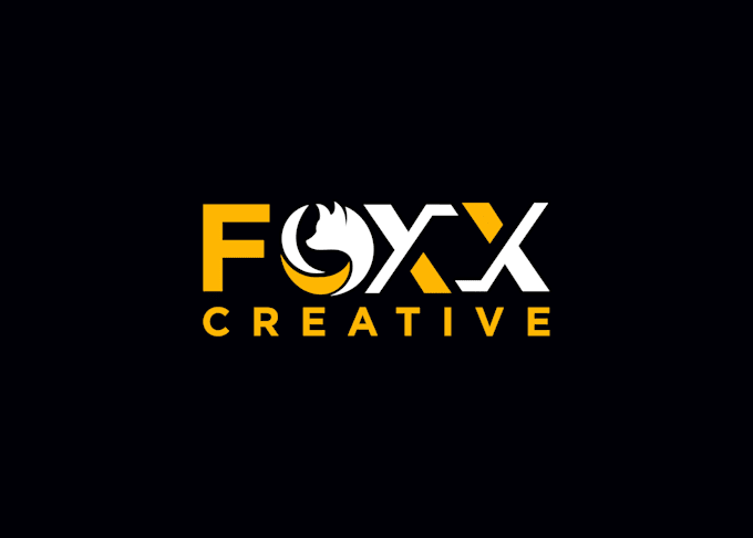 create flat minimalist logo design