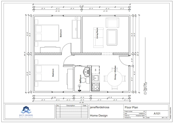 create professional autocad drawings, plans, sections, and details