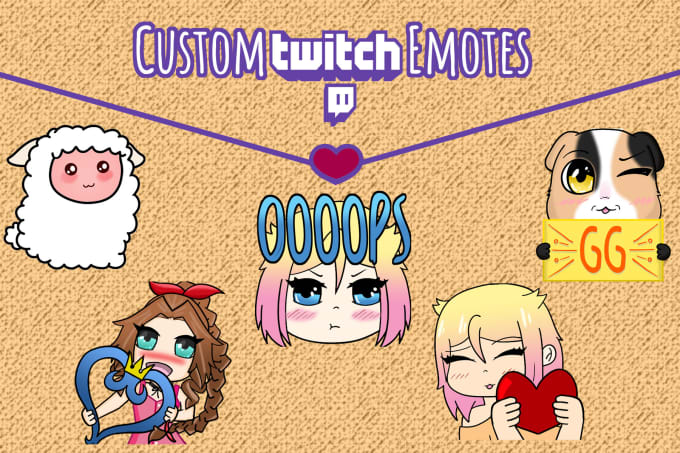 Make awesome custom twitch emotes by Xoriley | Fiverr