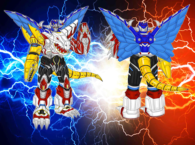 draw best detailed mecha illustrations