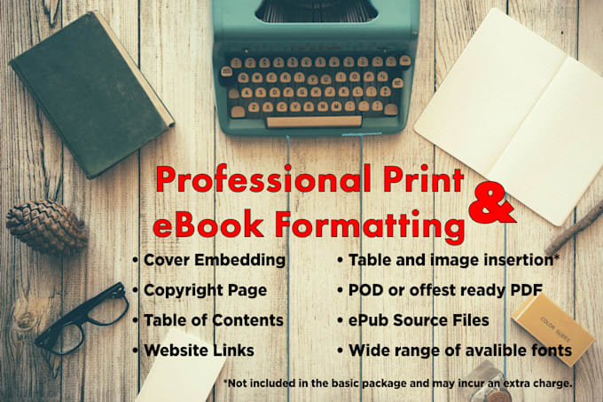 format your self published pod book