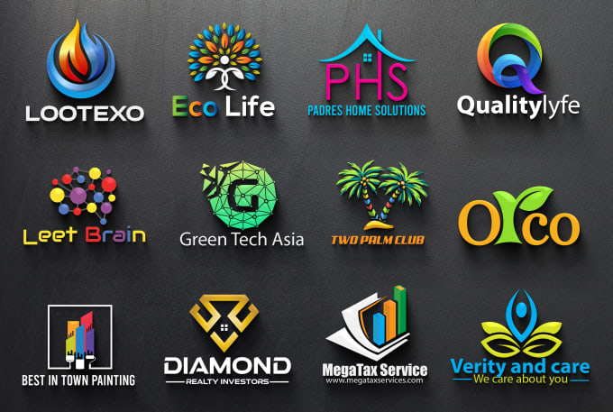 Create 3d hq logo design for your company, business, brand and website ...
