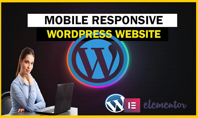 Create mobile responsive wordpress website or landing page with ...