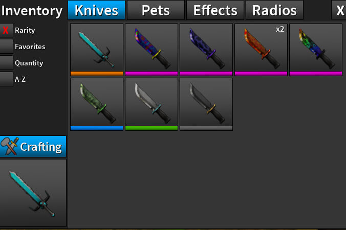 Give You Many Knives From Assassin By Revexit Fiverr - roblox assassin raritys