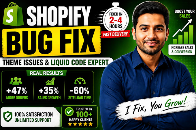 fix shopify bugs, theme issues and custom liquid code