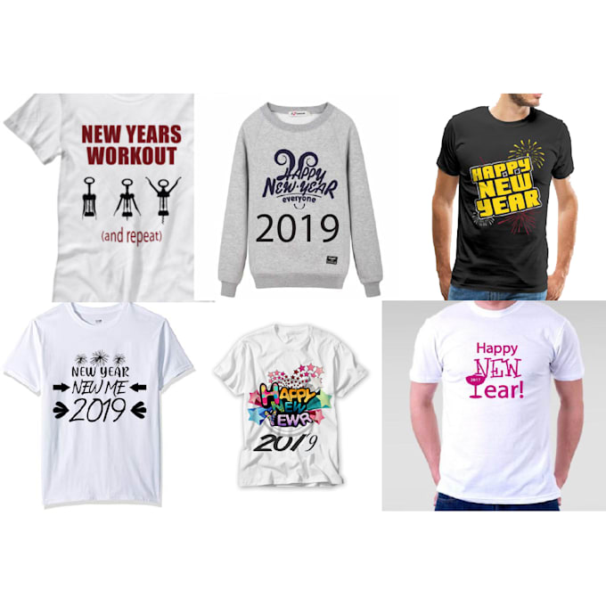 new year shirt design