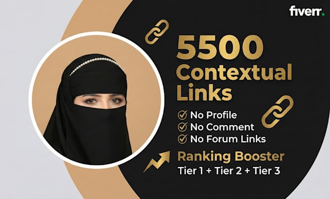 do 5500 tiered contextual SEO link building for google ranking