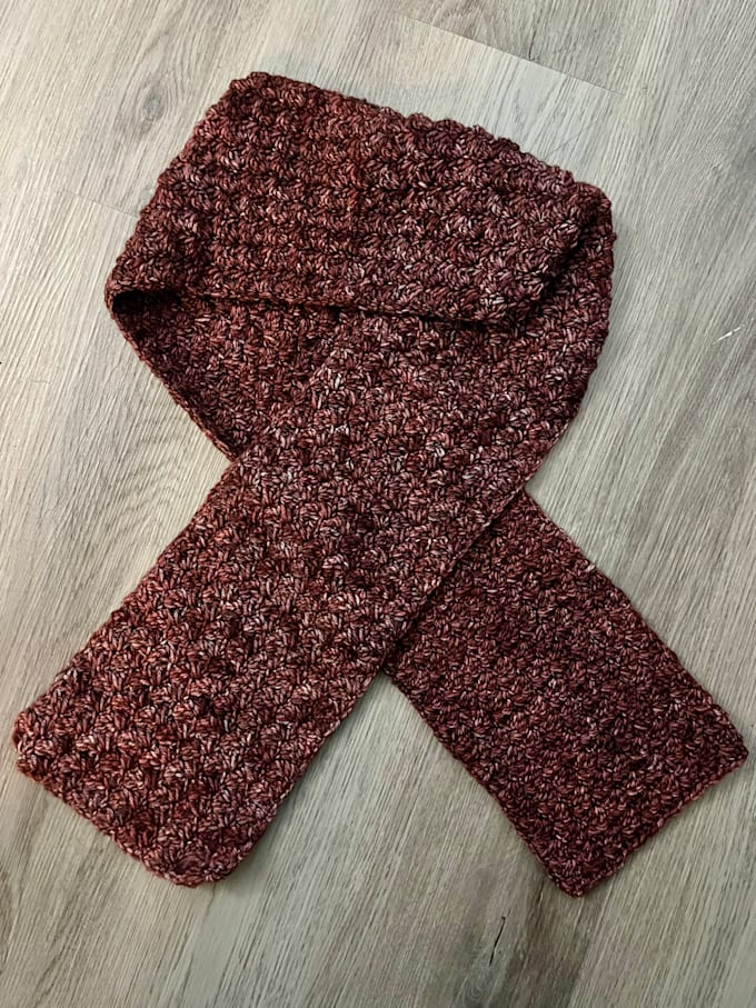 crochet custom scarves or hats