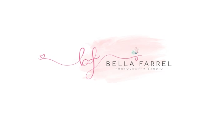 design a feminine watercolor logo