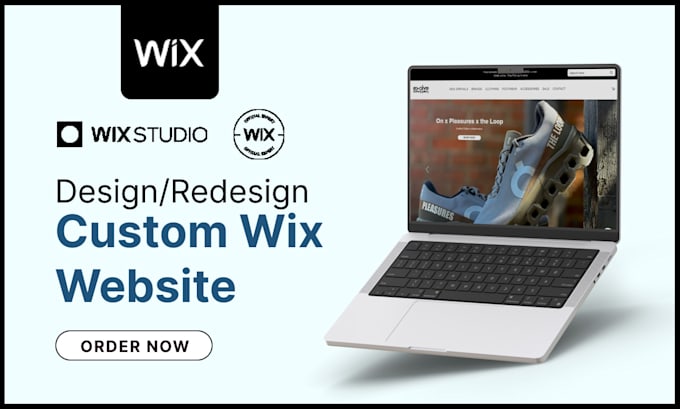 design and redesign custom wix website development