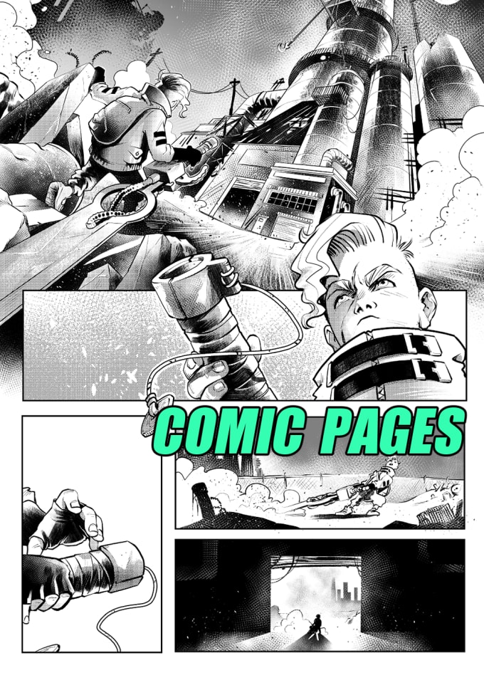 draw comic book pages
