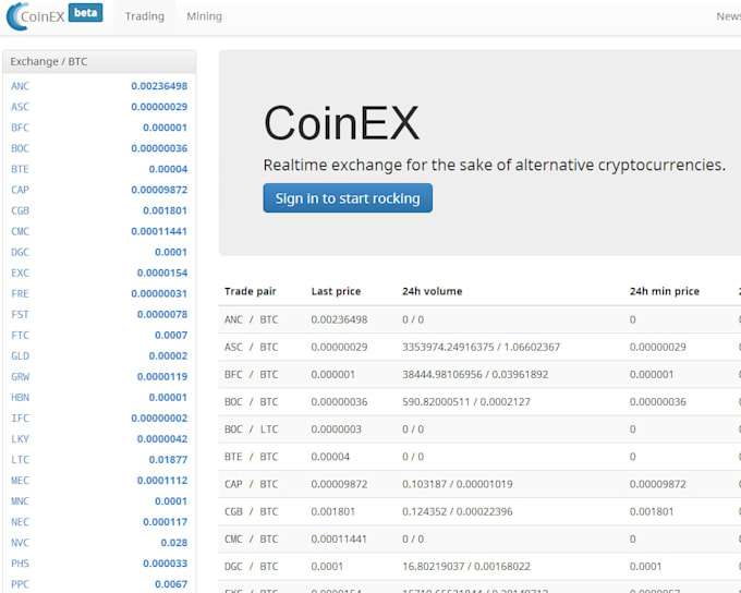 make you a bitcoin or altcoin exchange