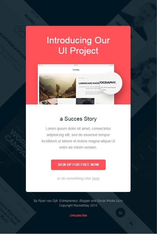 Create mailchimp template brand template just in 12 hours by Pranto