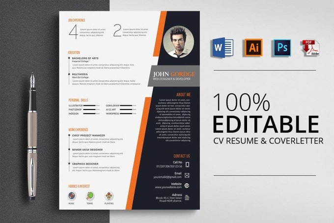 Data Entry Professional Web Research Cv Design Cover Letter By