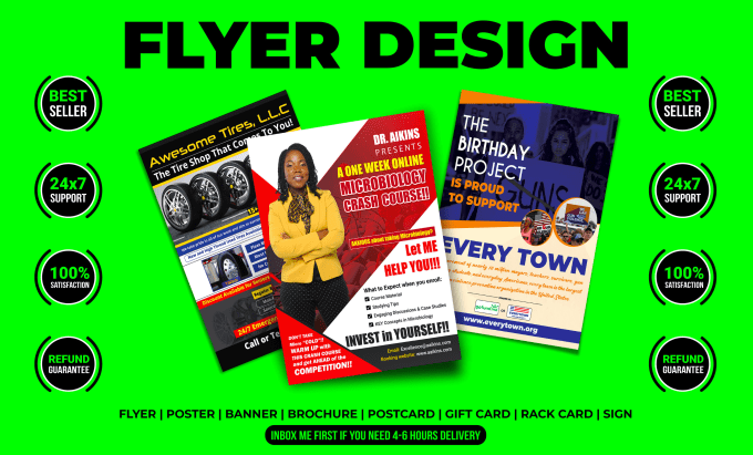 Design flyer, poster, banner, postcard in 4 hours by Mdsohan5252 | Fiverr
