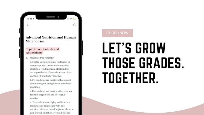 make study guides and notes to help you ace your academics