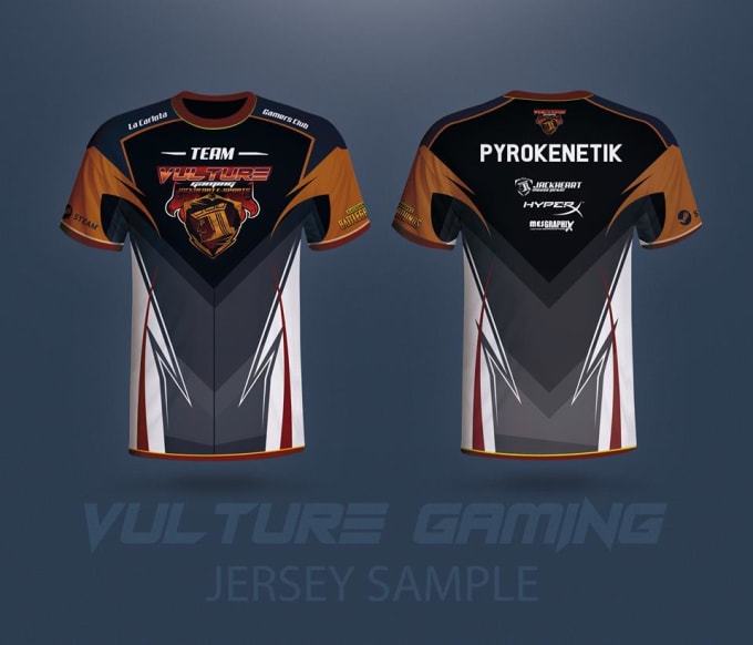 create a gaming jersey