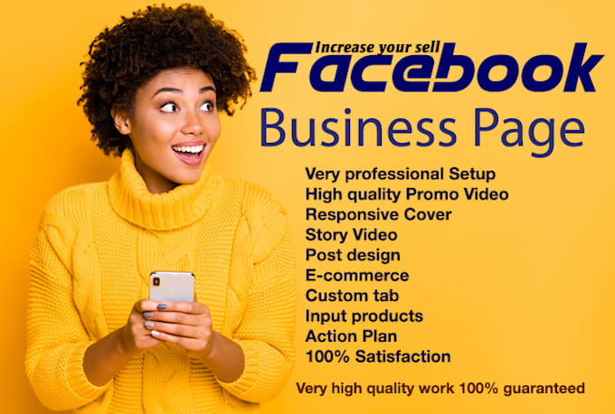 create professional facebook business page and seo friendly