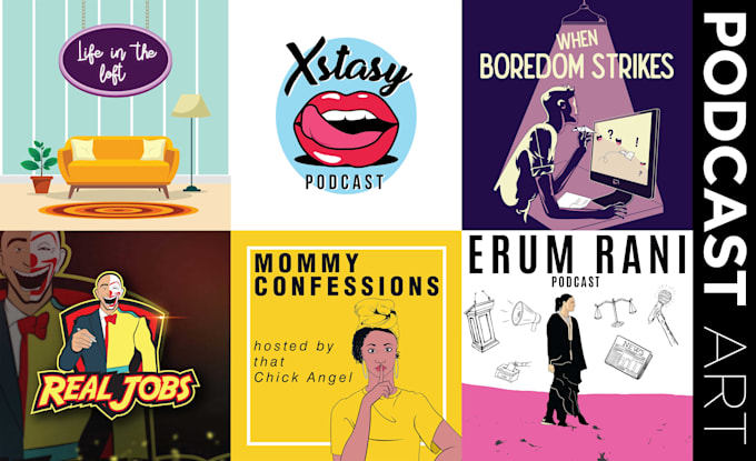 design podcast artwork, podcast design, podcast cover art