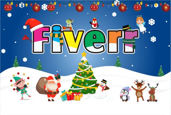 decorate christmas or any event logo for you