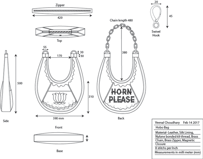 Make Tech Packs And Designs For Bags And Shoes By Veenalchoudhary