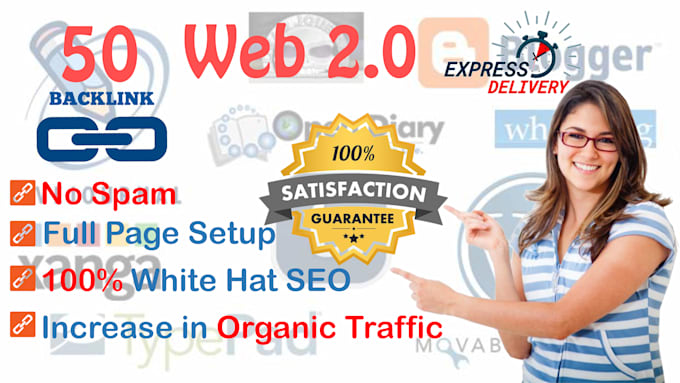 create 50 high quality web 2 0 backlinks