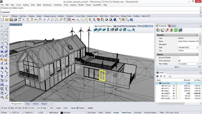 do any type of 3d modeling in rhino