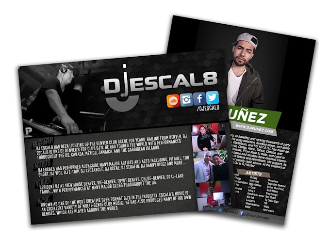 design epk, press kit, media kit, author, speaker sheet