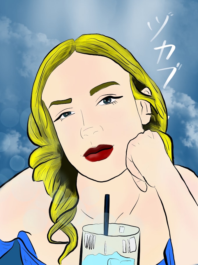 illustrate a portrait of yourself