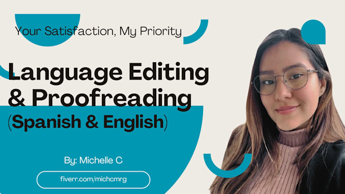 edit and proofread your document, spanish or english
