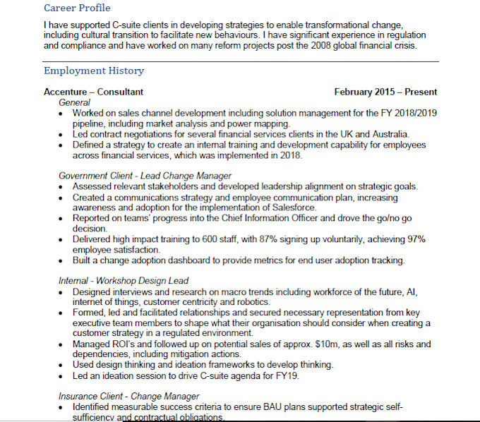 Resume And Career Advice From An Ex Management Consultant By