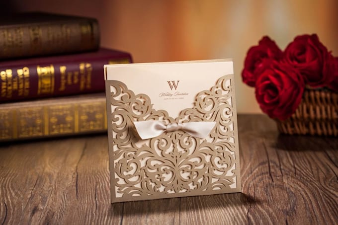 customize luxury style invitation templates for weddings or events