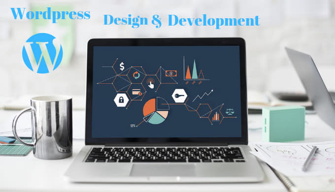 design wordpress websites and complete  development