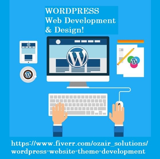 create wordpress website, landing page