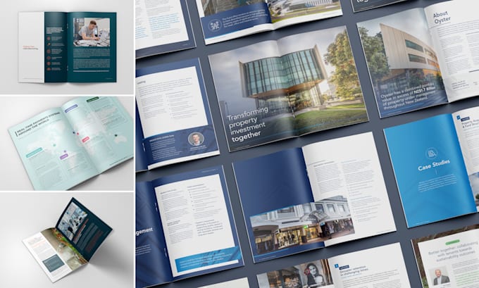 design a premium brochure or corporate booklet