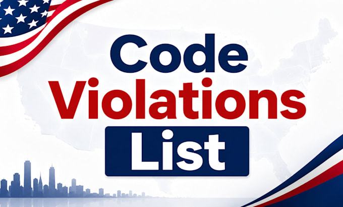 provide updated code violation property lists nationwide