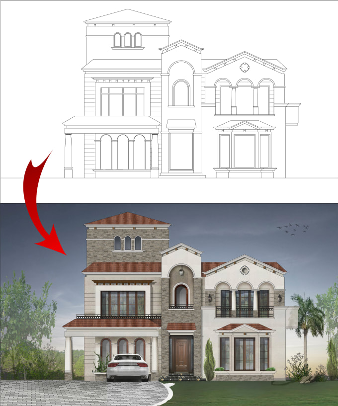 Render Your Floor Plans 2d Elevations And Basic 3d Images By