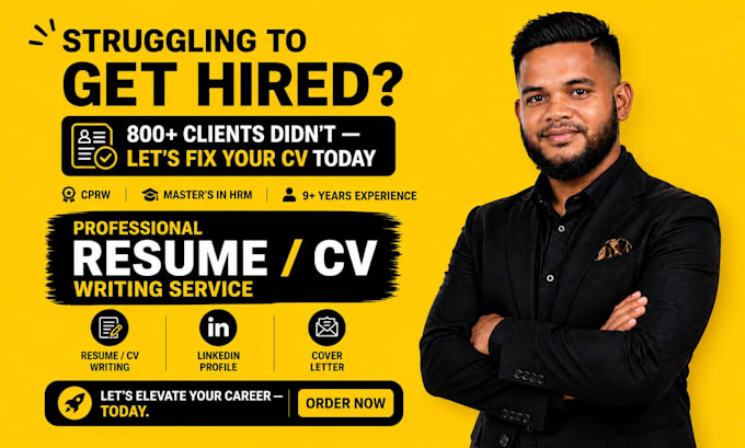 write a CV for senior management