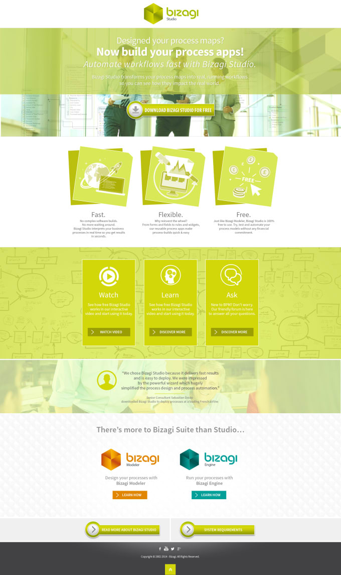 create a web design