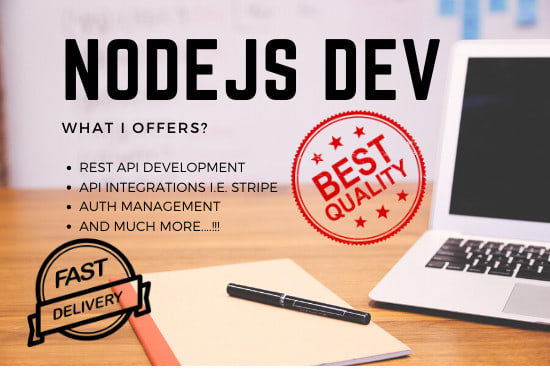 create nodejs api backend projects firebase quickly