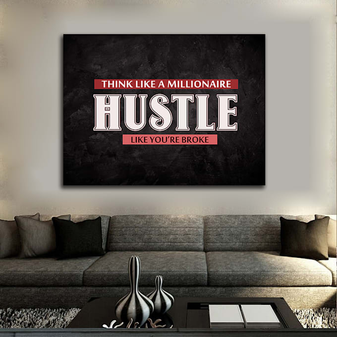 Design beautiful artistic wall art canvas that can be framed by