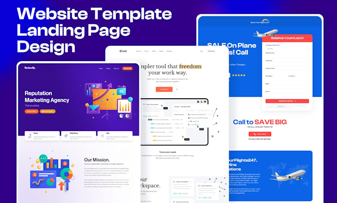 design figma landing page, website UI UX design