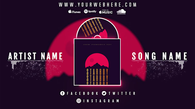 create an awesome audio spectrum music visualizer