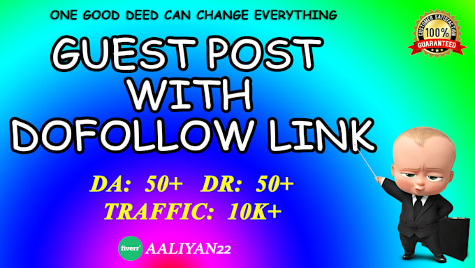 do guest posts on high da and traffic websites
