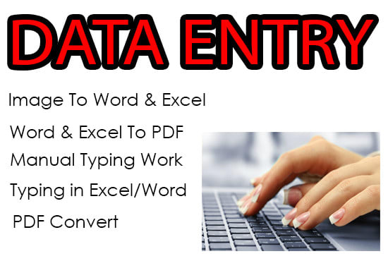 Do Data Entrytyping Pdf To Word Or Excel By Mohdisrardxb Fiverr 2124
